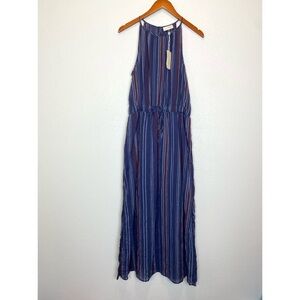 Universal Thread NEW Striped Halter Maxi Sun Dress